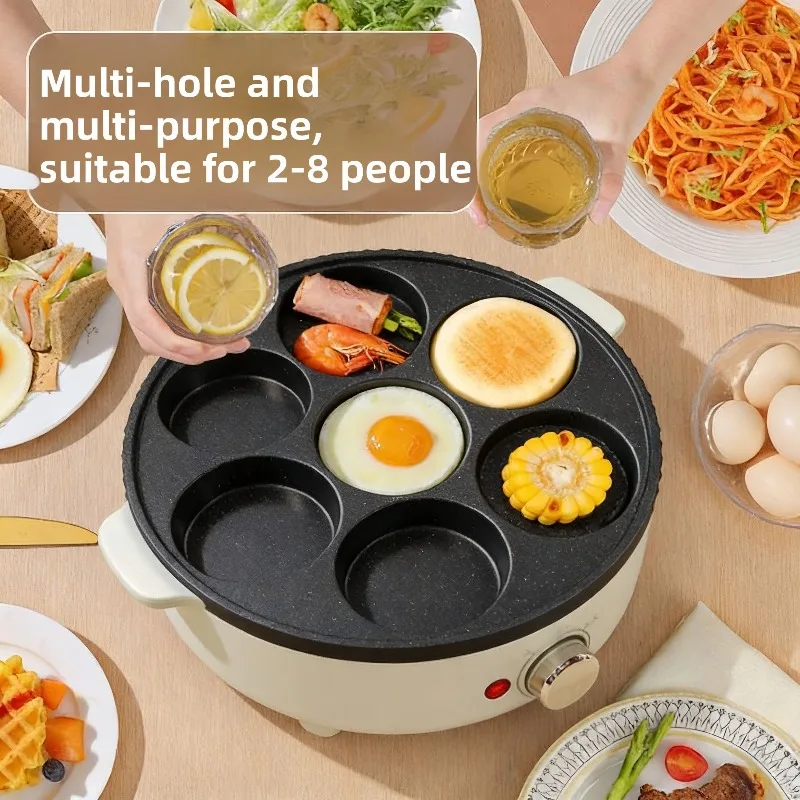 Electric frying pan/breakfast artifact/non-stick pan coated egg burger machine y