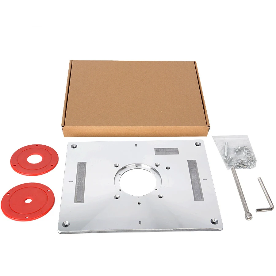 

Electric Wood Milling Trimming Machine Flip Plate Milling Table Insert Board Plate For Woodworking Bench