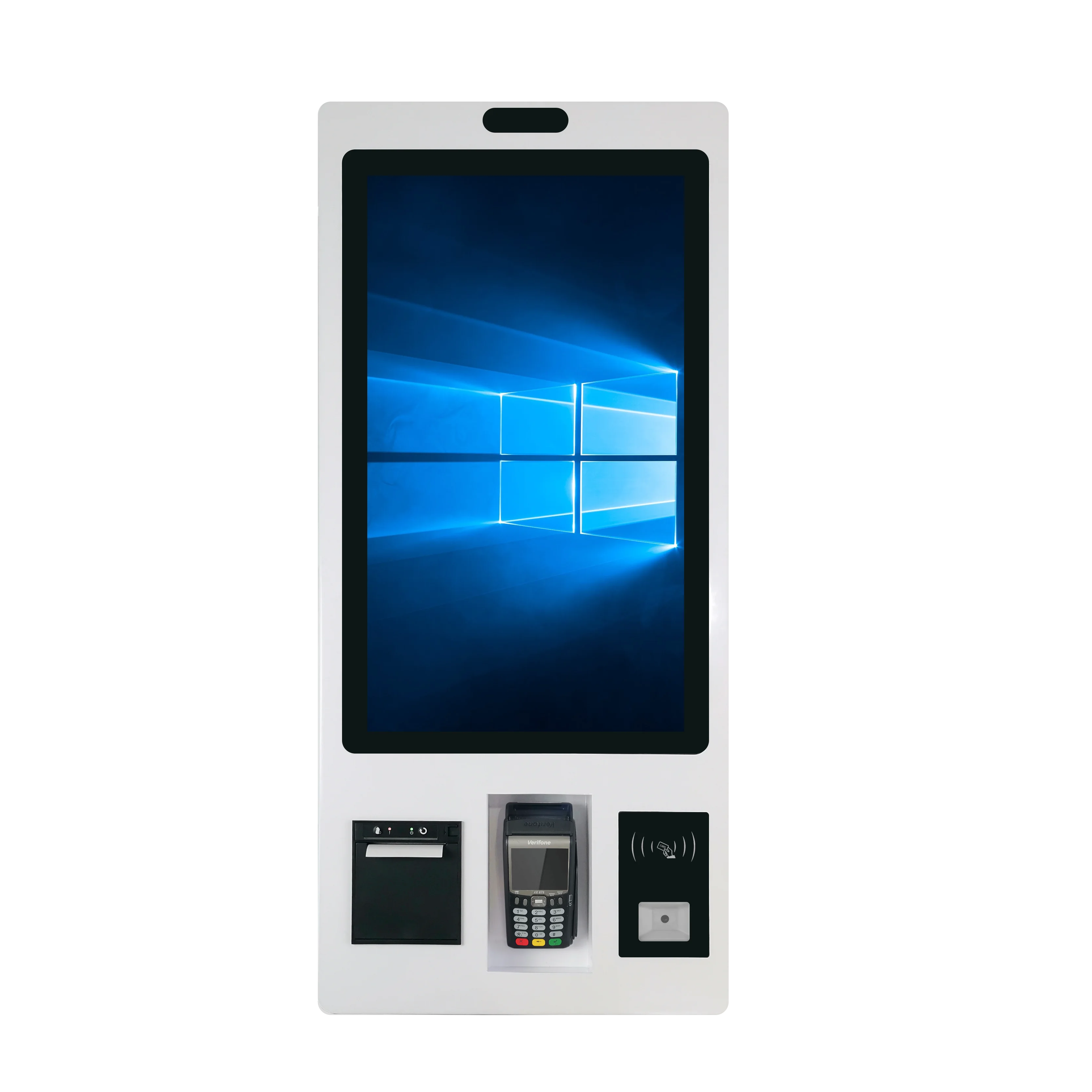 New Kiosk With QR Scanner Printer Pos Terminal All In One Touch Screen Pos System Point Of Sale Machine Cash Register Nfc
