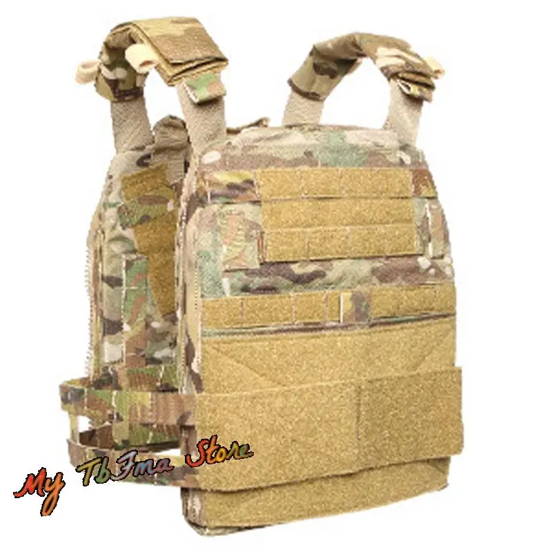 Tactical Vestt AVS MBAV Type H HARNESS Connected To Crye Precision AVS MBAV Plate Pouch Set Compatible with MOLLE System