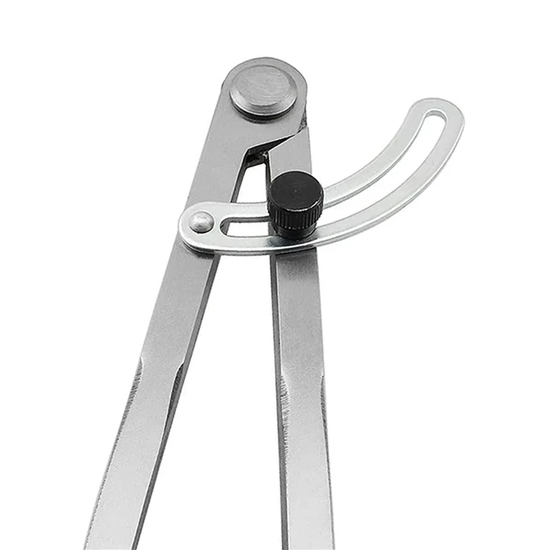 Brújula de 8 pulgadas, herramienta de trazado divisor de ala de precisión de 200Mm con portalápices para geometría, madera, Metal y cuero, 3 uds.