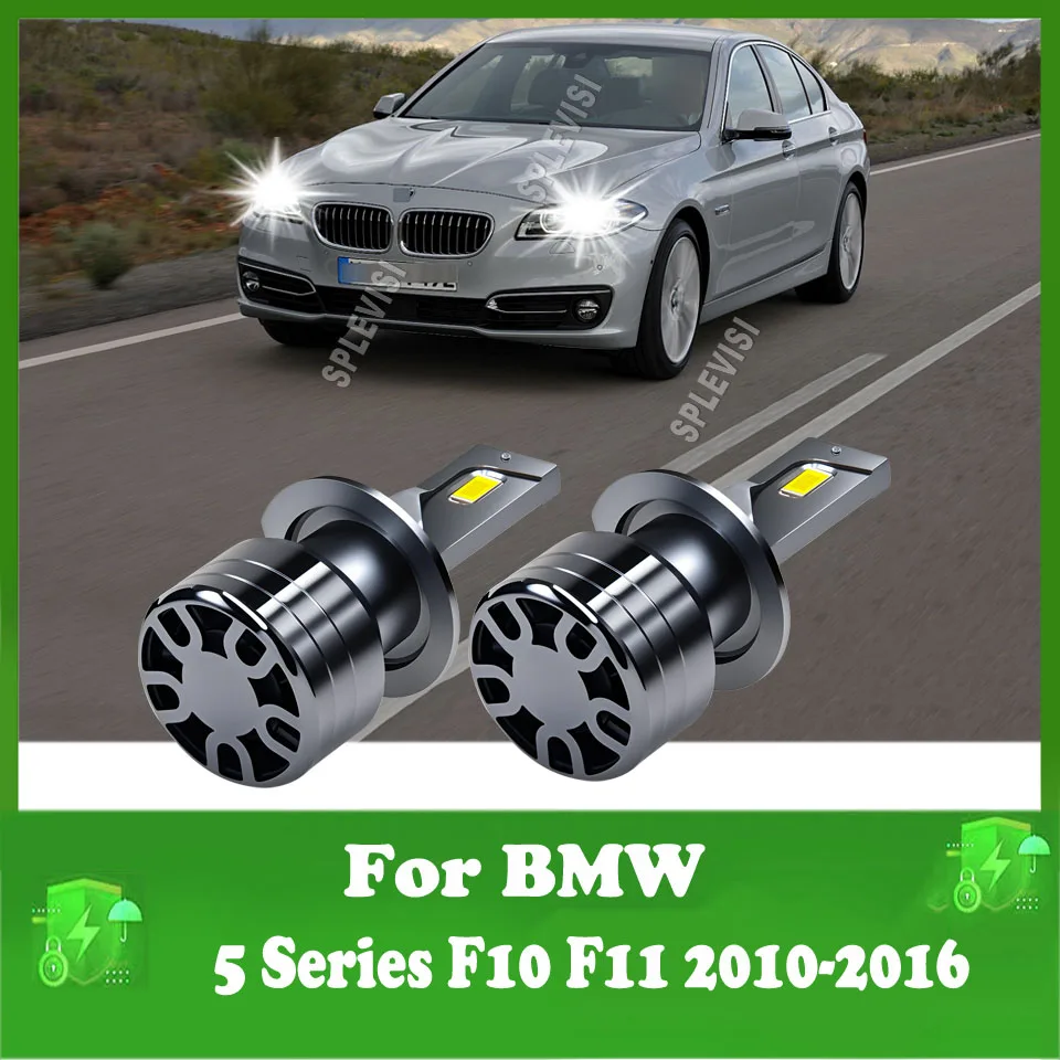 

2x Car Headlamp Auto Diode Lamps H7 Canbus Led 12V 6000K Automobile For BMW 5 Series F10 F11 2010 2011 2012 2013 2014 2015 2016