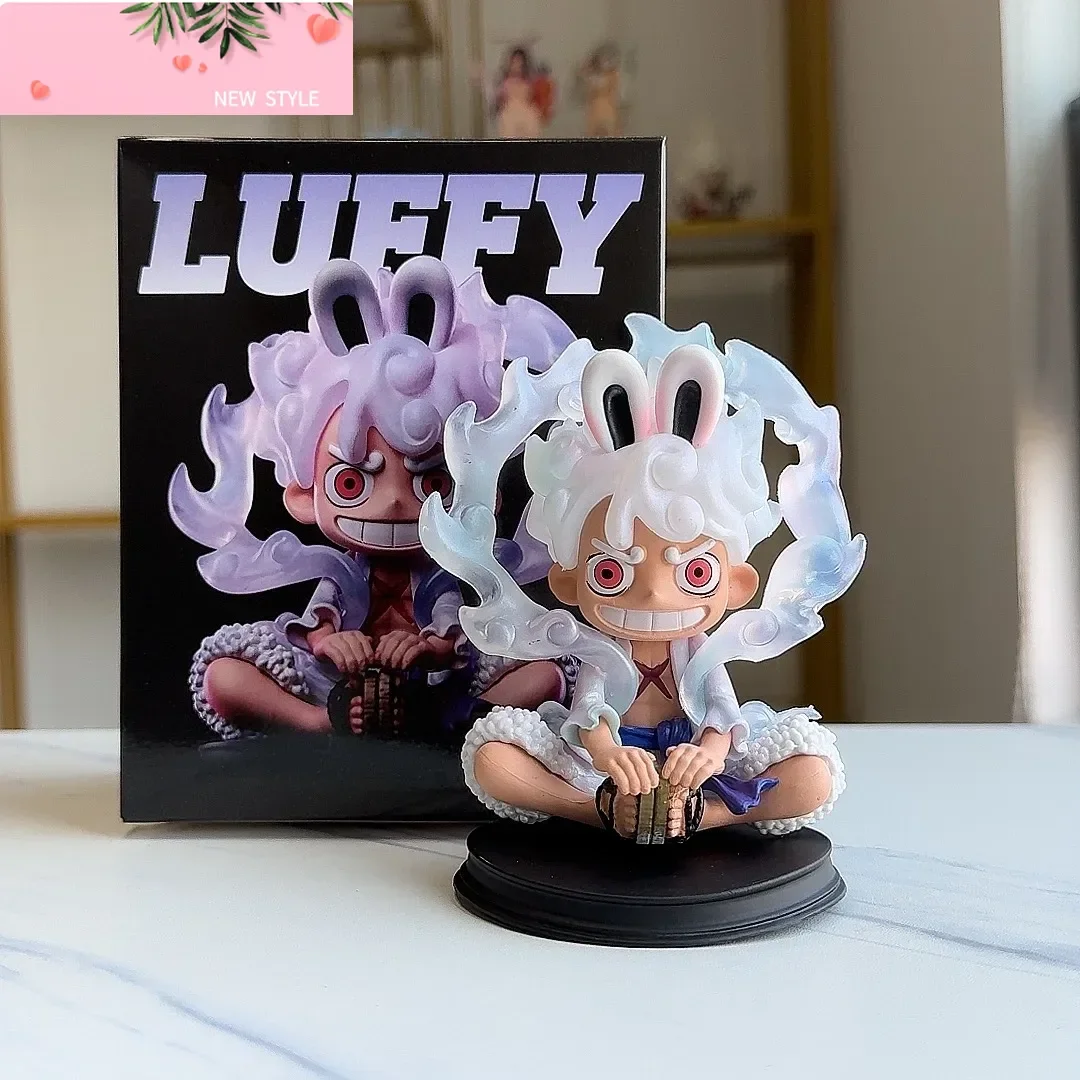

11 см цельная аниме-фигурка, милая модель Ника Луффи, орнамент, модель из ПВХ, коллекция статуй, украшения, игрушки, подарок на день рождения, украшения