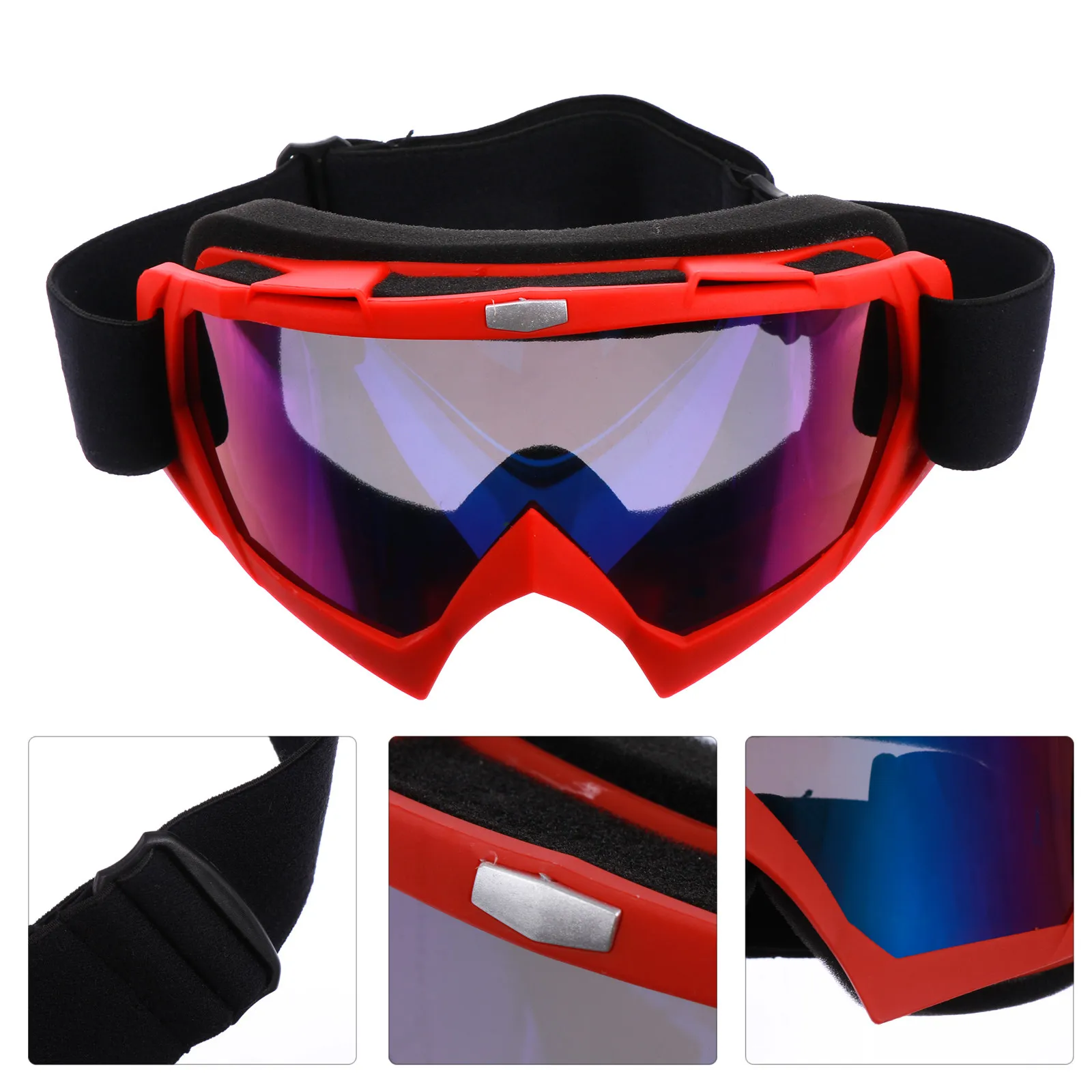 

Wind-Proof Anti-Fog Ski Protective Goggles Adjustable Strap Tpu Frame Sports Eyewear for Skiing Snowboarding Cycling