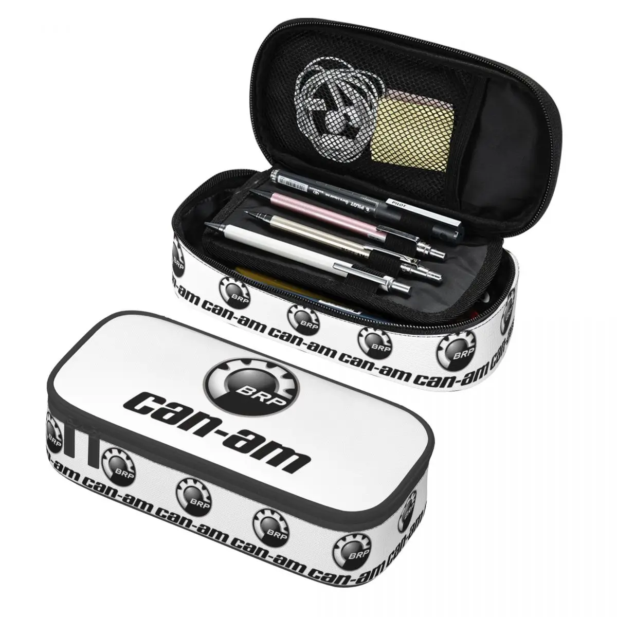 Can-Am BRP دراجة نارية (9) مقلمة حامل قلم تخزين لوازم مكتبية تخزين كبير صندوق القلم حقيبة أقلام رصاص للطلاب #1