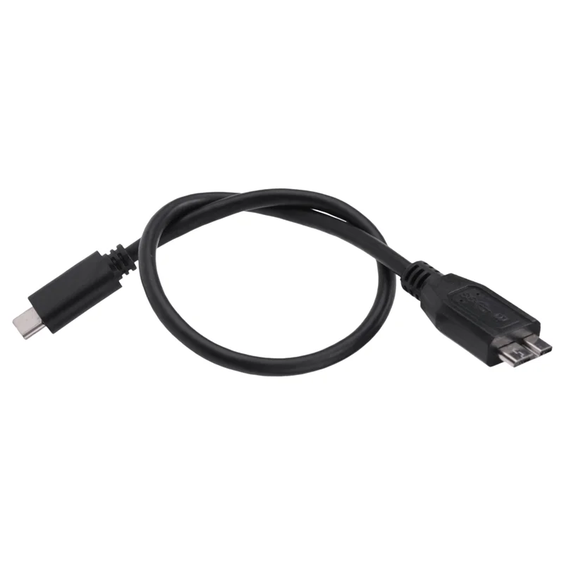Cable para disco duro, cable de datos USB 3.1 tipo C macho a USB 3.0 Micro-B macho para tableta y teléfono