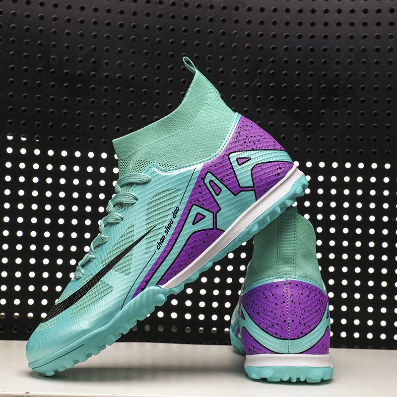 Professional Turf Soccer Shoes Breathable Mesh Brand Football Boots Outdoor Original Quality Cleats Football Man Sneakers Unisex