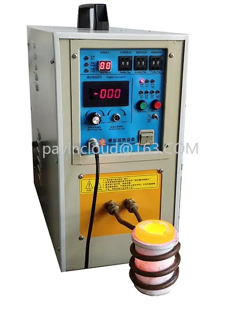 3KG High Frequency Melting Furnace  Temperature Electric  with Water Pump