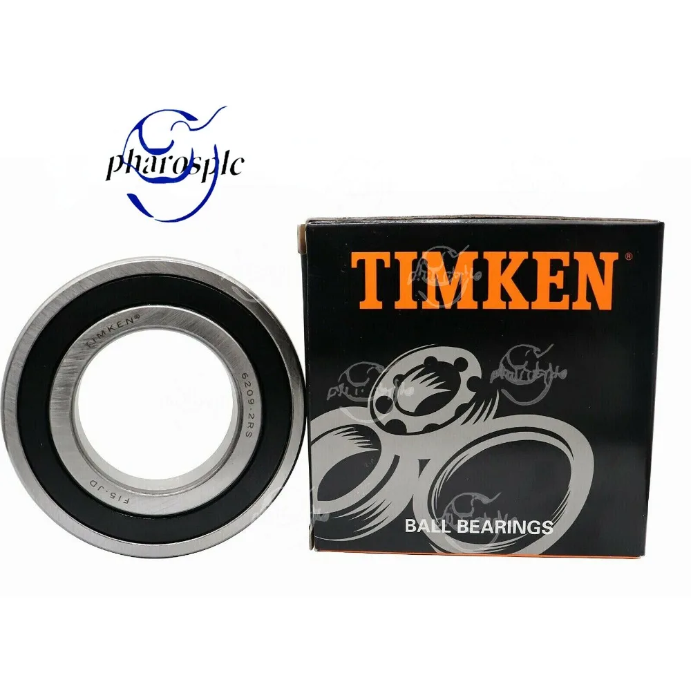 TIMKEN 6209-2RS USA 45X85X19MM Double Rubber Seal Deep Groove Ball Bearings