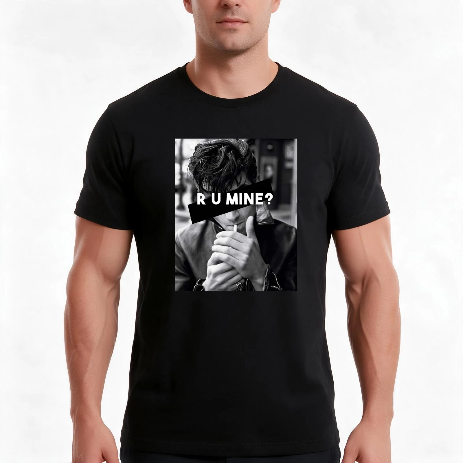 you mine T-Shirt, Summer Casual Cotton Tee, Oversized Streetwear Tops, Vintage Graphic Print, Loose Fit Short Sleeve