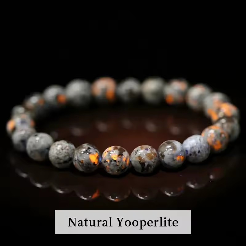 JD Natural Stone Beads Bracelet Amethyst Tiger Eye Crystal Quartz Agate Gem Beads Bangles Women Men Reiki Healling Jewelry Gift - Image 15