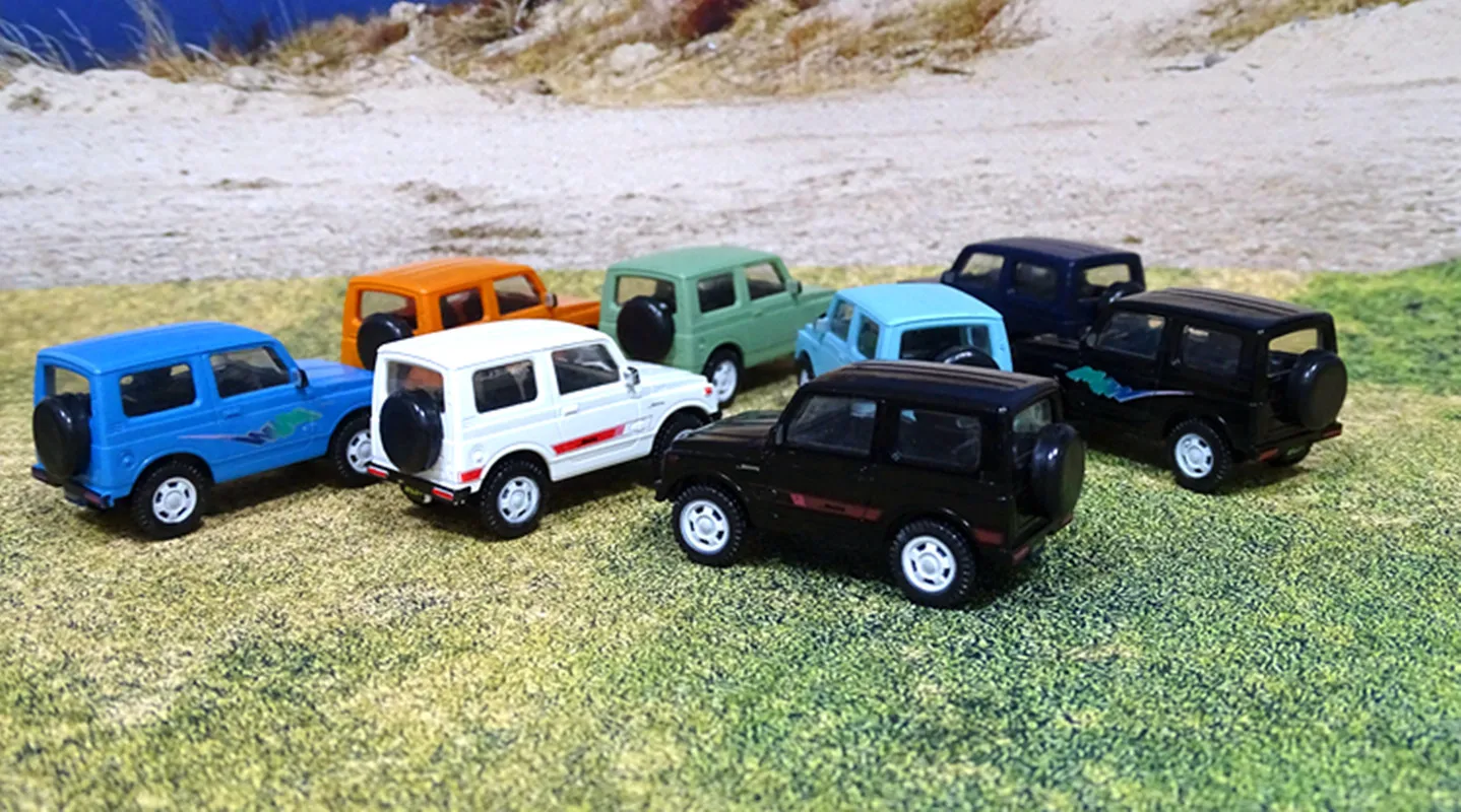 1:64 plastic mini JIMNY car model,children\'s cartoon car toys,simulation ornaments car model,wholesale