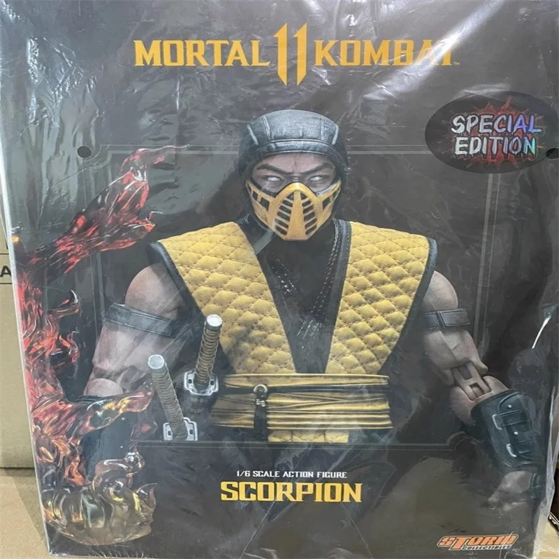 

New Storm Toys 1/6 Mortal Kombat Scorpion Deluxe Edition Soldier Model Full Set 12'' Action Figure Toy In Stock