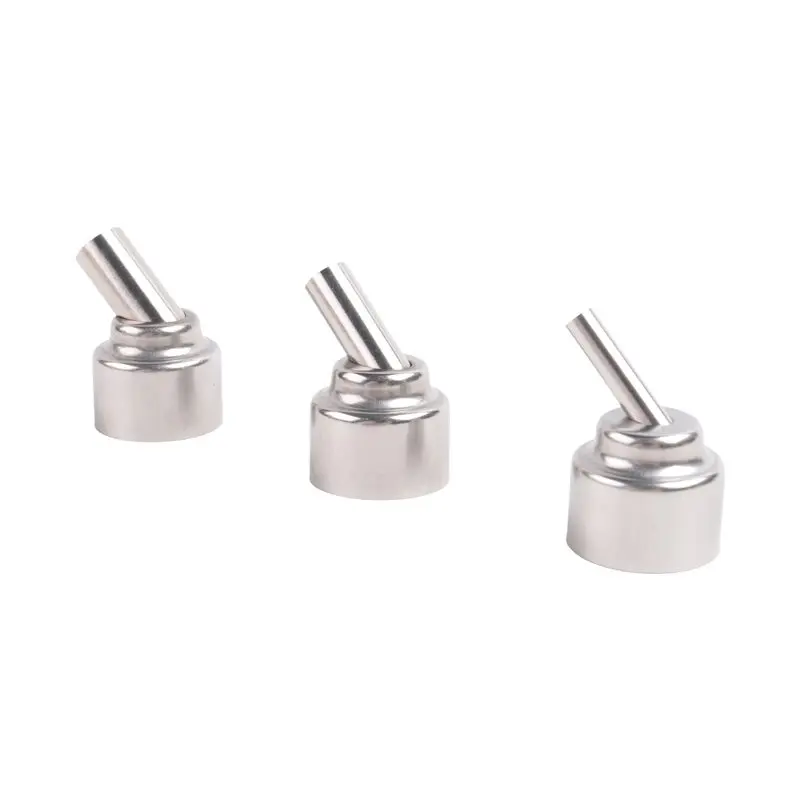 ABJI-For SUGON 8650/ 8630/8610DX-PRO Hot Air Soldering Station 45 Degree Curved Nozzle 5Mm/8Mm/10Mm Bent Angle Heat Nozzle