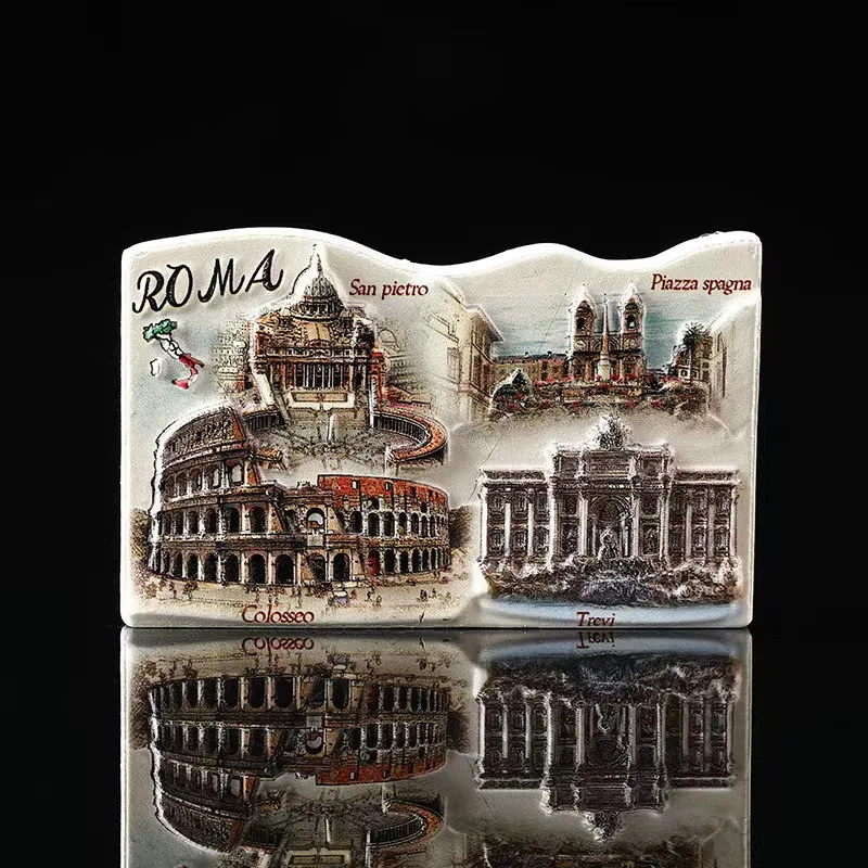 Italy Refrigerator Sticker Rome Florence Venice Vatican Tourist Souvenir Fridge Magnet Refrigerator Magnetic Stickers Home Decor