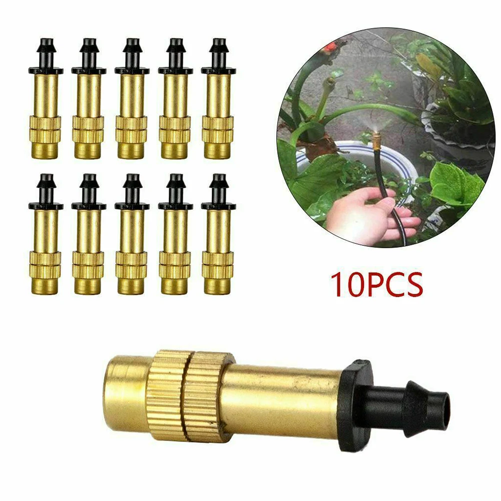 

Spray Nozzle Sprinklers Adjustable Copper Engineering Plastics Summer Landscape Garden Greenhouse Misting Nozzles