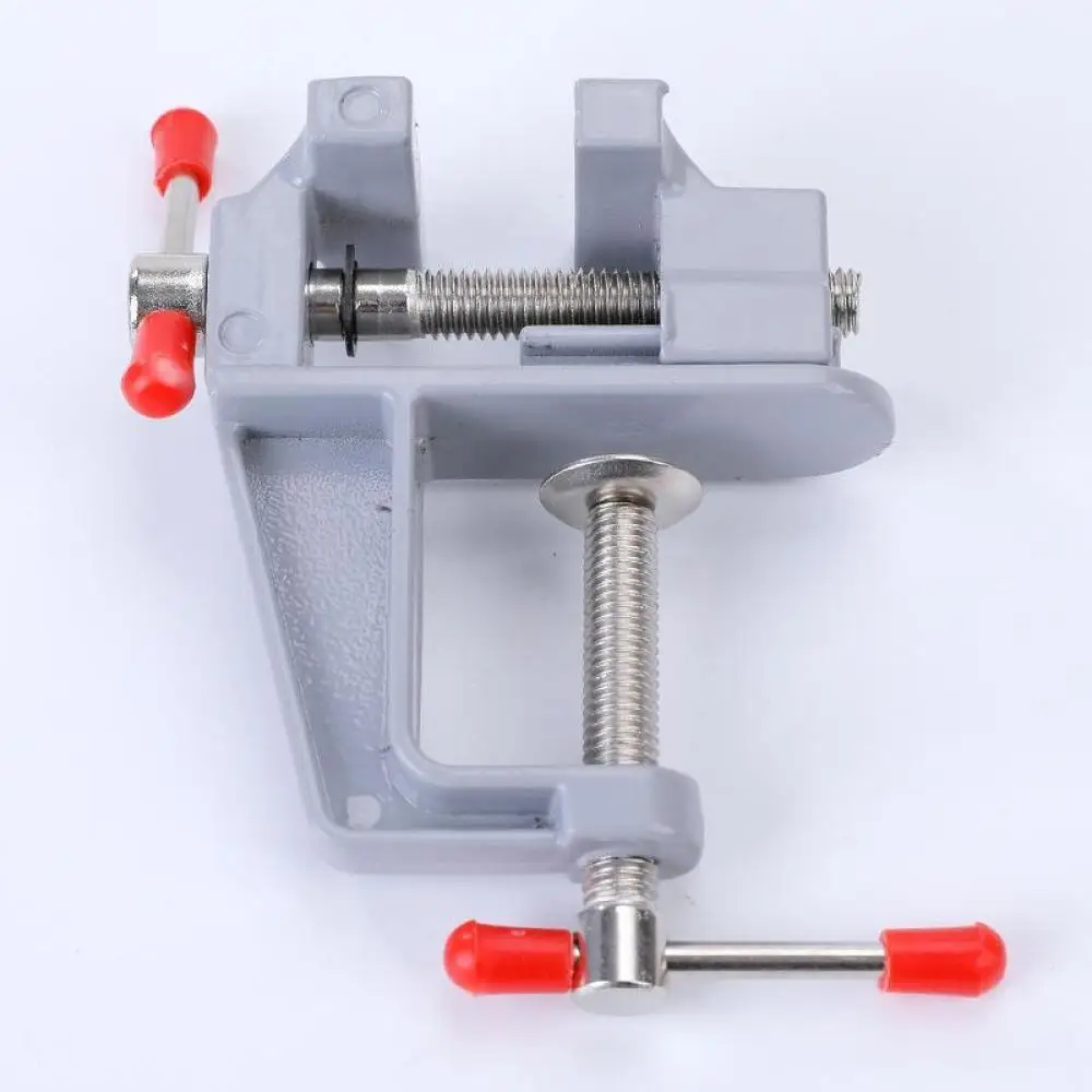 Mini Table Vise Aluminum Alloy Bench Clamp Worktable Holder Tool For Jewelry Model Making Repair Precision Handheld Vise