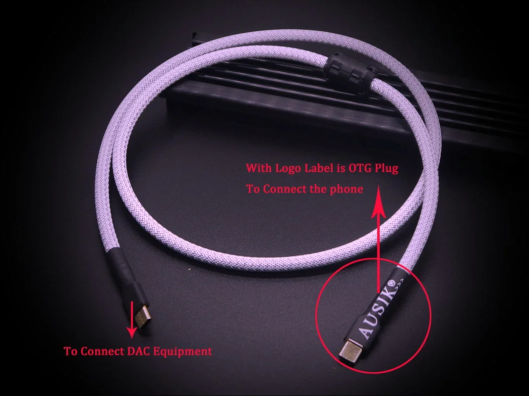 HiFi USB Type C To C  Audio Cable / Canare Audio Cable USB OTG Cable for PC MP3 CD DVD Amplifier DAC AS030