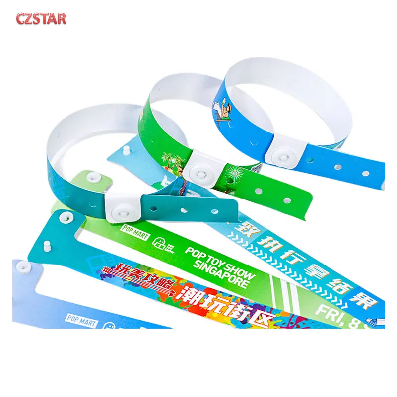 50pcs patient Hospital ID UHF RFID tag Disposable Baby tag PVC rfid uhf Wristband tag school sport race RFID chip long range