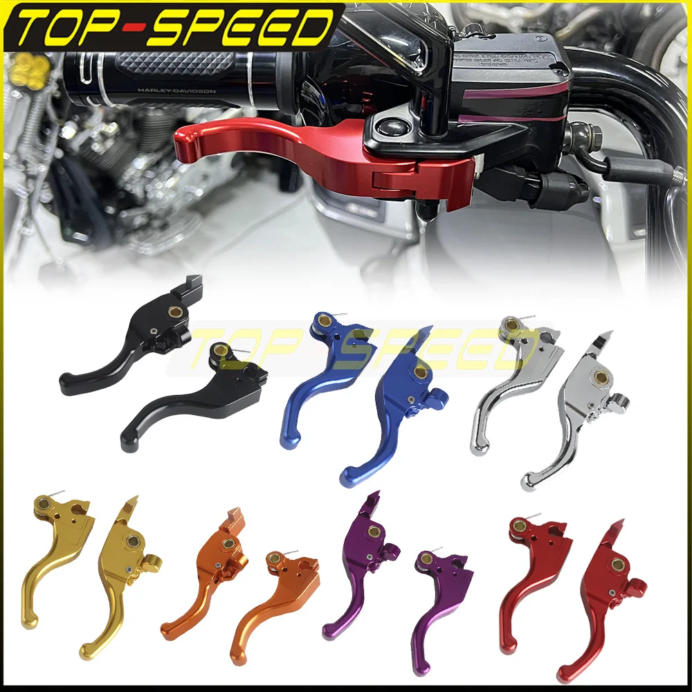 

For Harley Touring Street Glide CVO 121 FLHXSE FLHX 23-24 Motorcycle Brake Lever Clutch Lever Front Control Handles Accessories