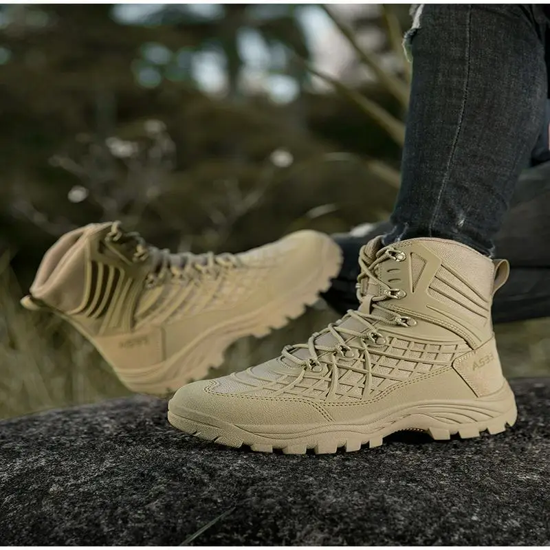 Large Size 47 Men's Winter Waterproof Snow Boots Shaggy Plush Warm Shoes Fur Mens Platform Shoes Anti-slip Mens Ankle Boots