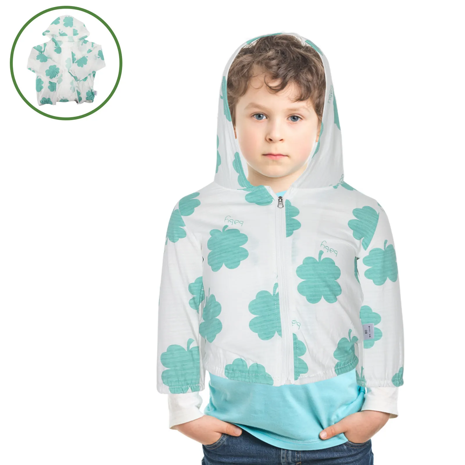 Summer Protection Jacket Lightweight Breathable Unisex Toddler Clothes for Outdoor Beach Trips Boys Girls