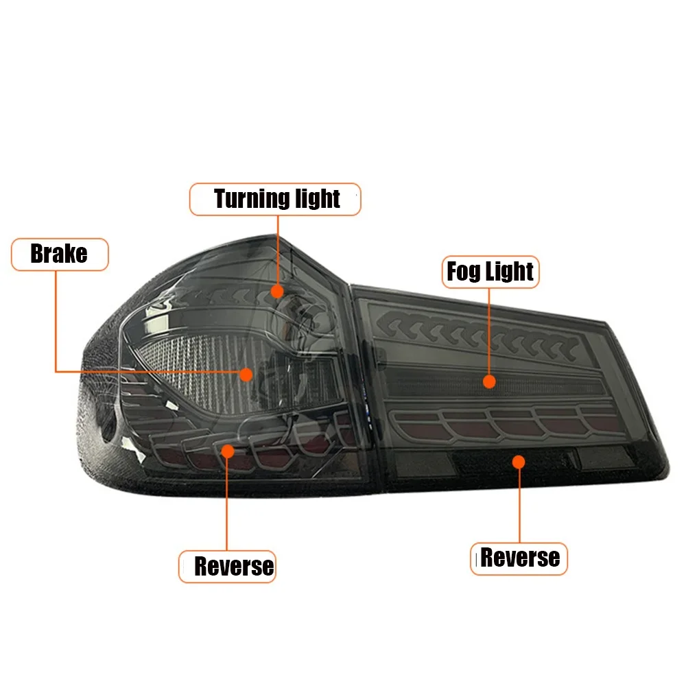 

Car Tail LCI Lamp For BMW G30 G38 520 530 540 F90 M5 2017- 2020 DRL Fog Rear Trailer lamps Turning Signal Voiture Plug And Play