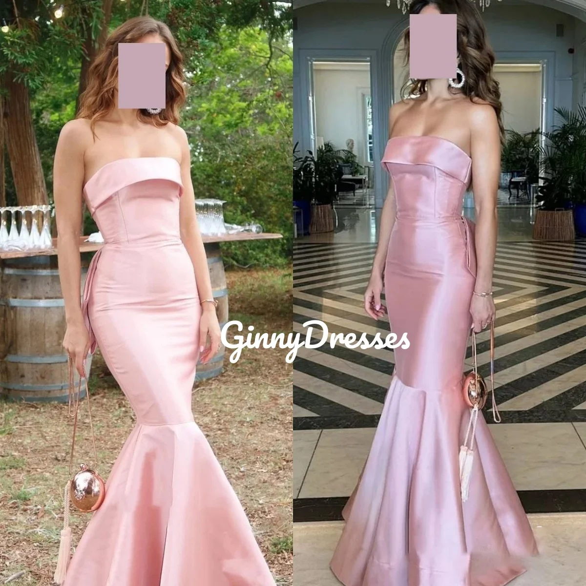 

Вечерние платья Роскошные платья без бретелек Русалка длиной до пола на молнии Вечерние платья без рукавов Vestidos De Fiesta