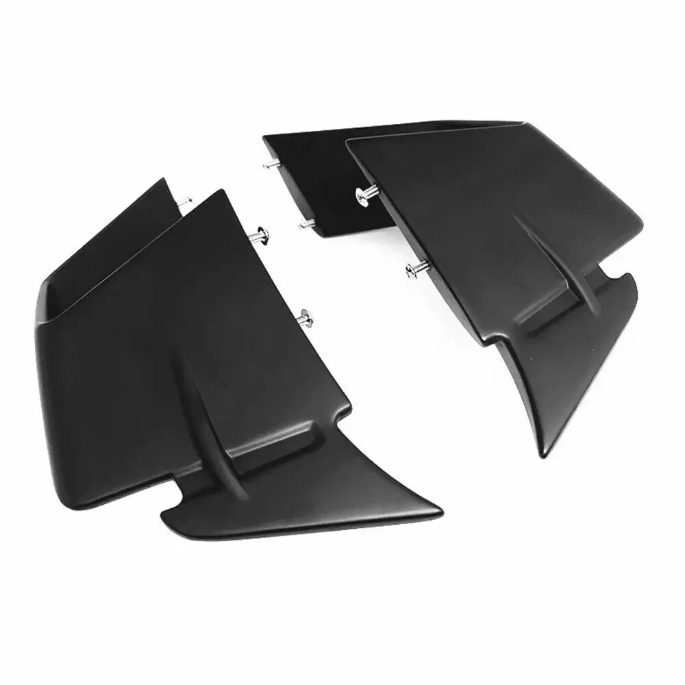 For BMW S1000RR M1000RR 2019 2020 2021 2022 Matte Black Front Spoiler Fxed Wind Winglets
