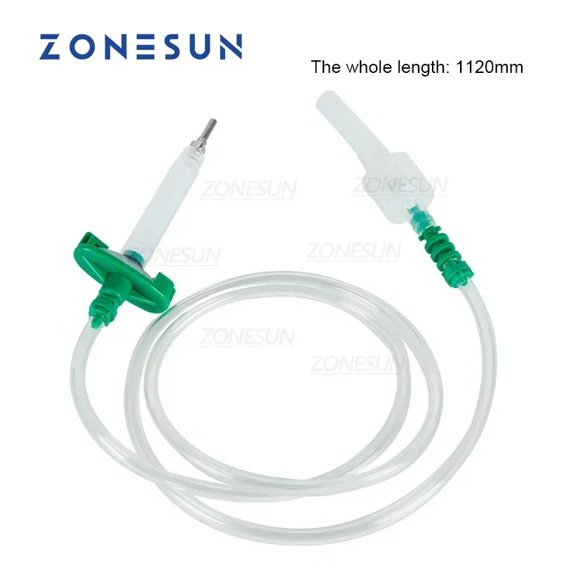 ZONESUN ピンホールド充填ノズル 自動液体充填機用プラスチックチューブ
