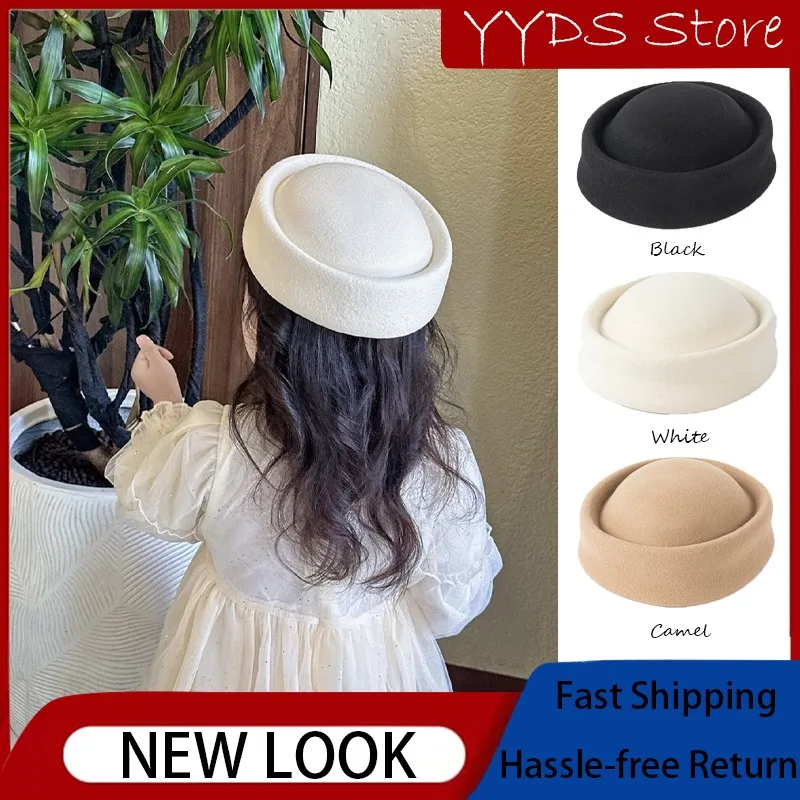 gorro-de-azafata-de-lana-para-padres-e-hijos-ideal-para-otono-e-invierno-con-correa-gorro-de-vestir-decorativo-para-espectaculos-de-moda