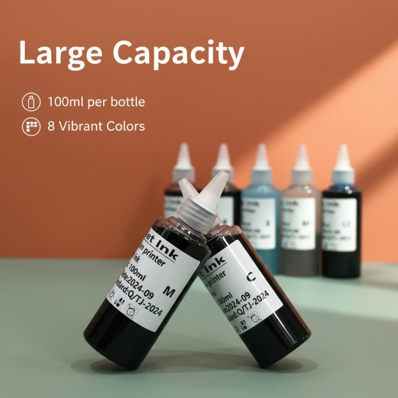 8 Color Cli-42 Cartridge Refill Ink Compatible for Canon CLI 42 CLI42 Ink 800ml for Canon Pixma Pro-100 Pro100 Printer 100MLX8