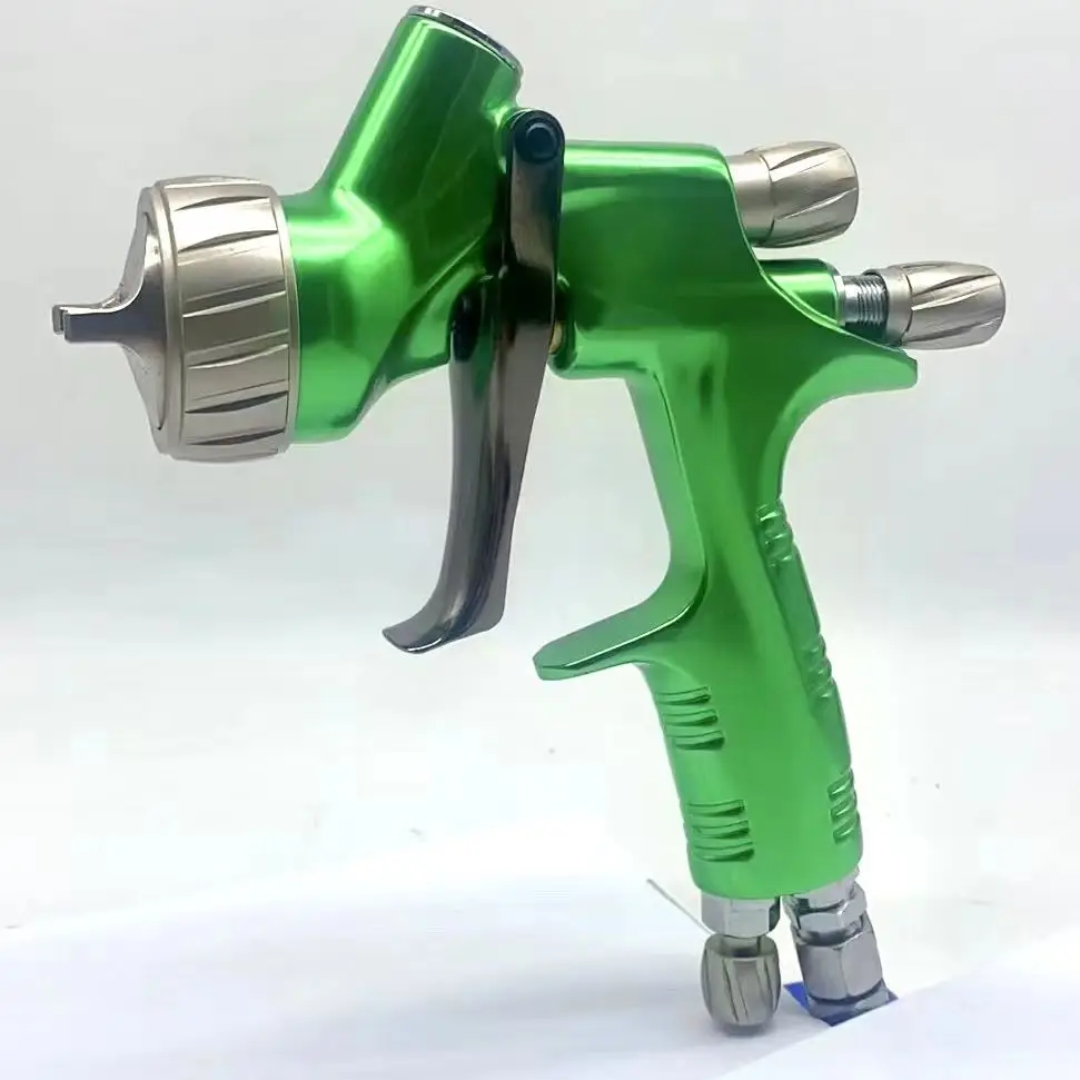 DEWELES Hvlp Spray Gun Car With 600cc Cup Good Quality Gravity Paint Cun Airbrush CV1 Pro 1.3mm Professional Spray Gun For Paint