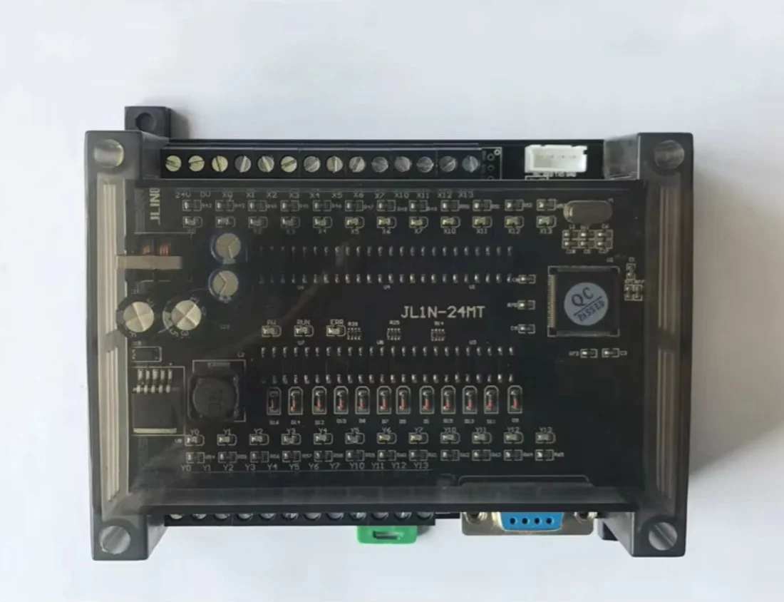 PLC FX1N-24MT+ guscio trasparente + display PLC direttamente pilotare l'elettrovalvola Ingresso 12 punti Uscita 12 punti