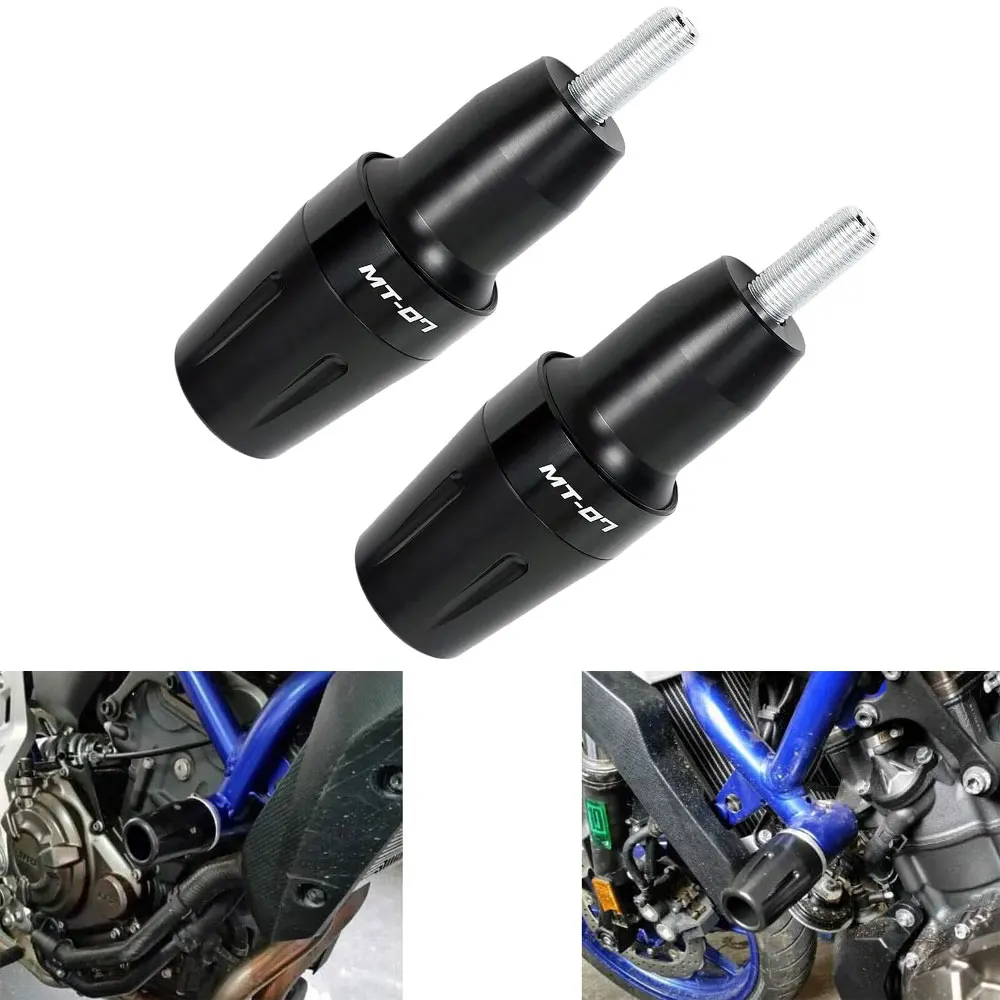 

Motorcycle Modify Black/Blue Falling Protection Pad Frame Sliders Crash Protector For YAMAHA FZ-07 MT07 Tracer 700/7/GT