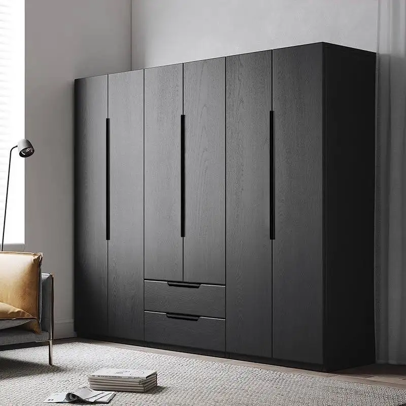 Large Railings Vintage Wardrobes Wood Doors Nordic Dressing Armoire Wardrobes Closet Cabinet Armadio Camera Da Letto Furniture