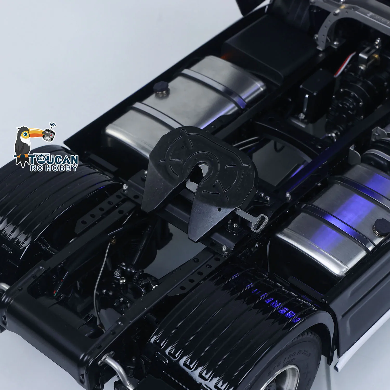 1/14 Unitru 05 770S RC Tractor camión 4x4 chasis de Metal RTR 3 velocidades caja de cambios Control remoto camión coche humo luz sonido ST8 batería