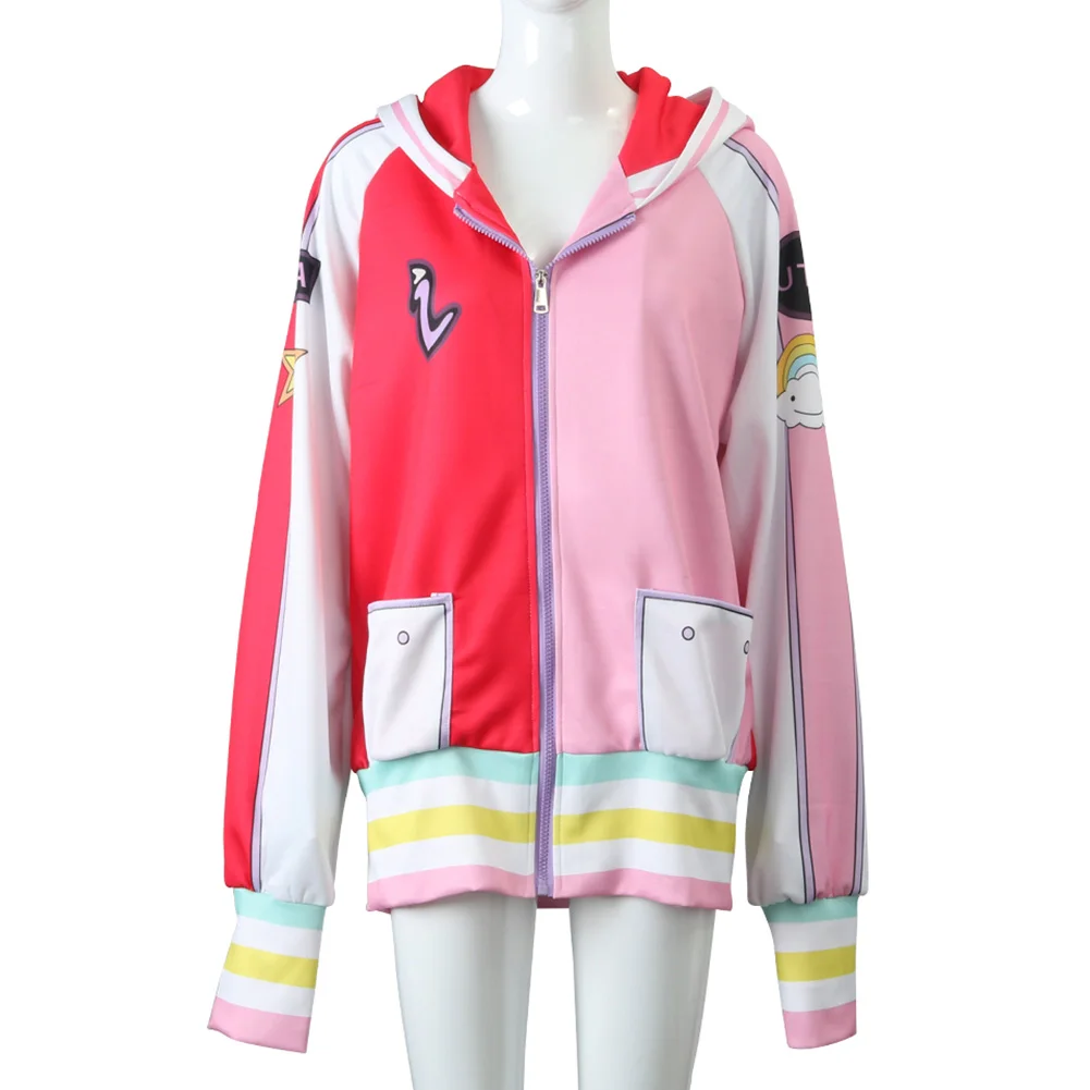 Adult UTA Cosplay Costume Adult Women Fantasy Bikini Swimsuit Hoodie Zip Up Jacket Coat Outfits Halloween Carnival Disguise Suit view 3