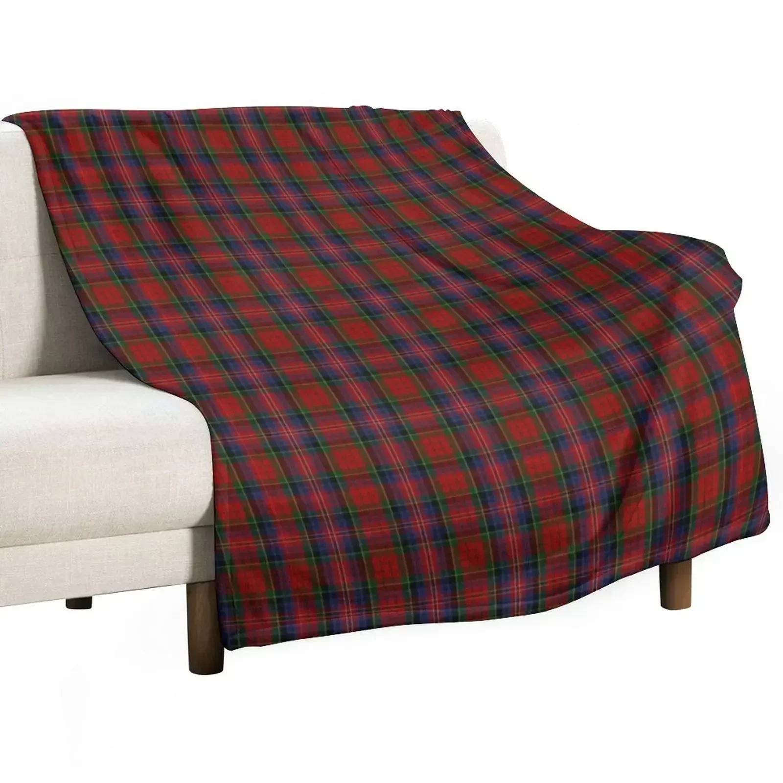 

MacPherson Clan Tartan Throw Blanket Multi-Purpose Nap Thermal valentine gift ideas Blankets