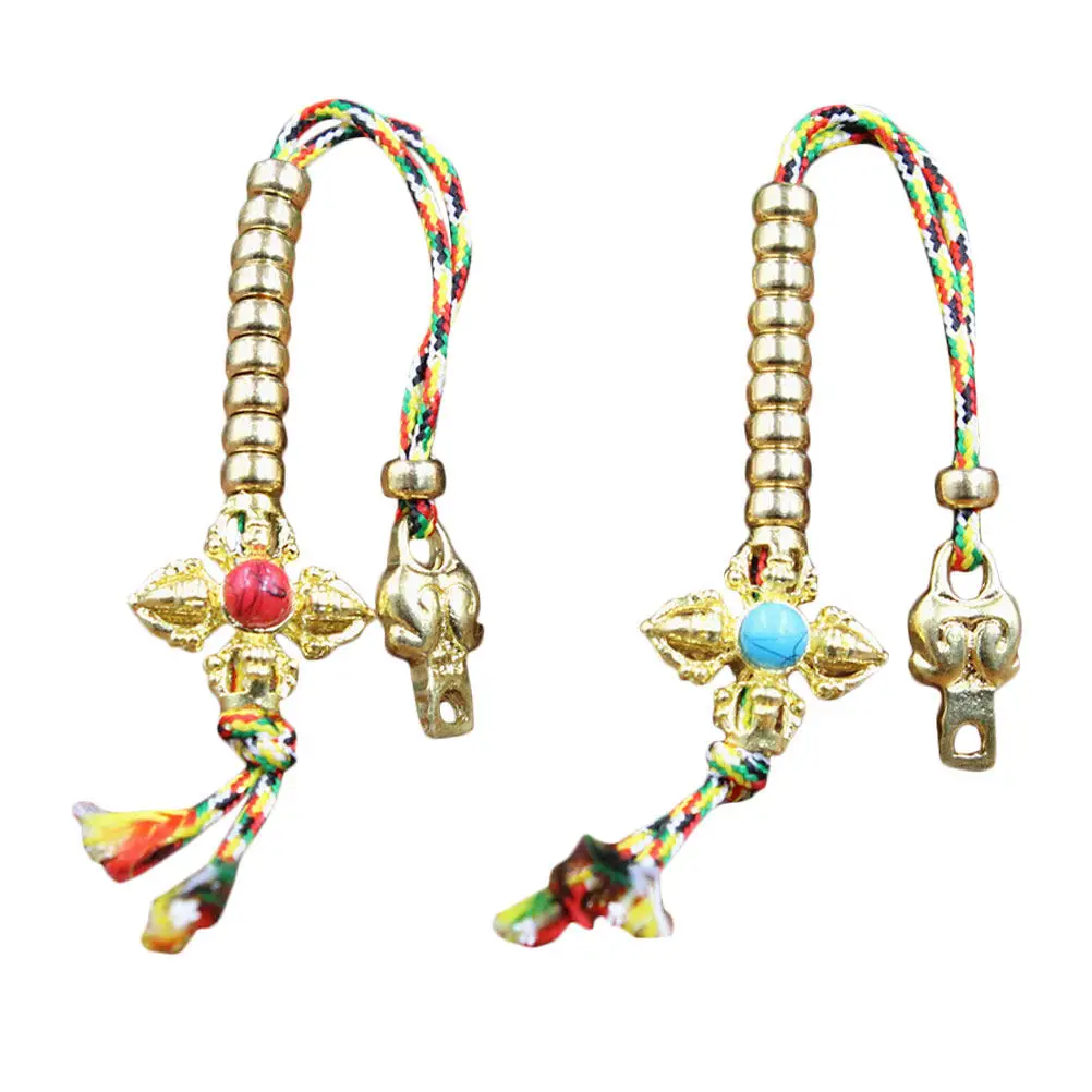 2Pcs Stylish Buddha Beads Counter Creative Design Convenient Portable Buddhist Bead Counting Device for Daily Chanting