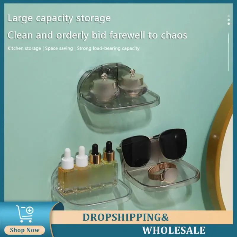 Storage Rack Save Space Jewelry Tray Efficient Bathroom Storage Storage Tray Sturdy Material Bathroom Shelves Convenient