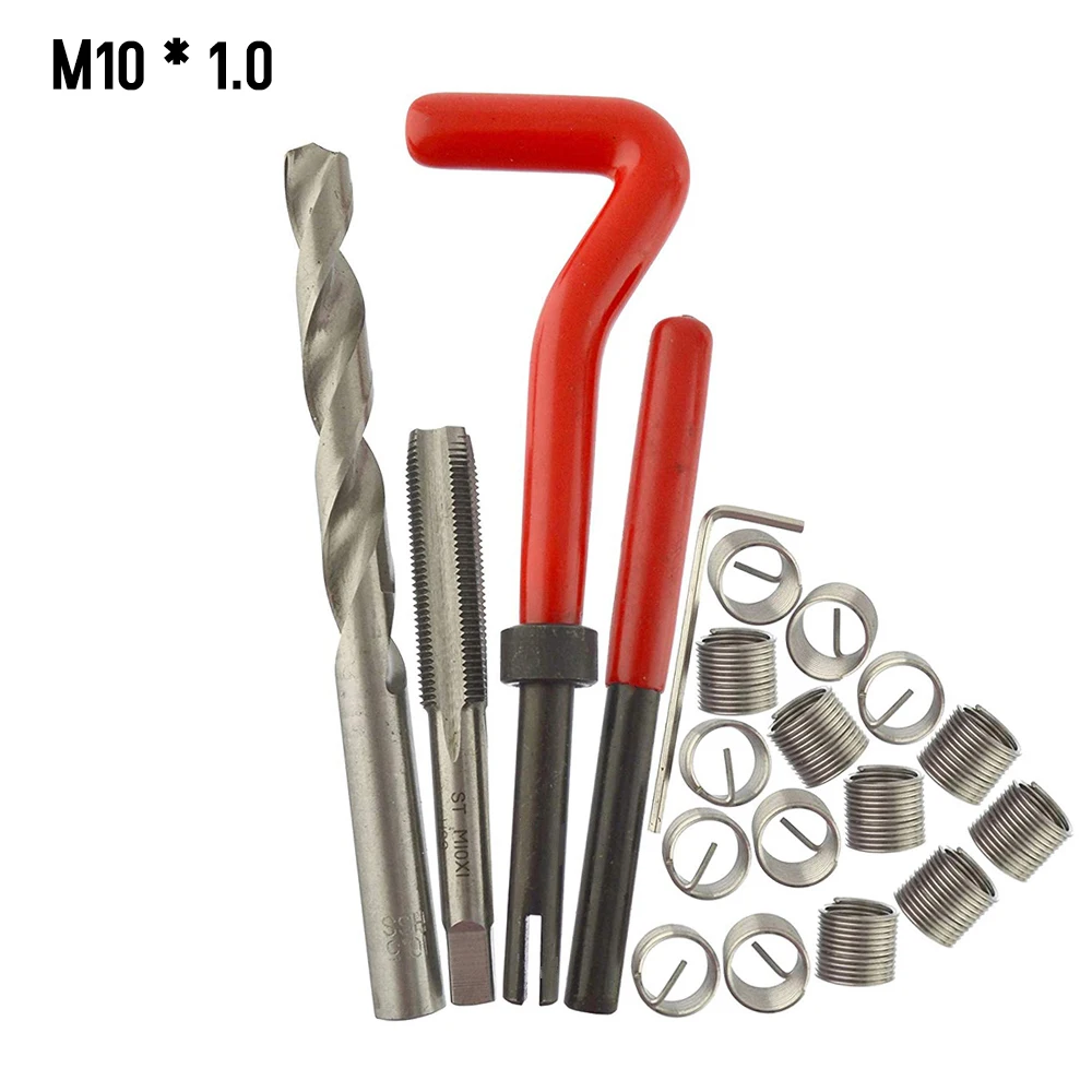 30Pcs Metric Thread Repair Insert Kit M5 M6 M8 M10 M12 M14 Helicoil Car Pro Coil Tool M8 * 1.25