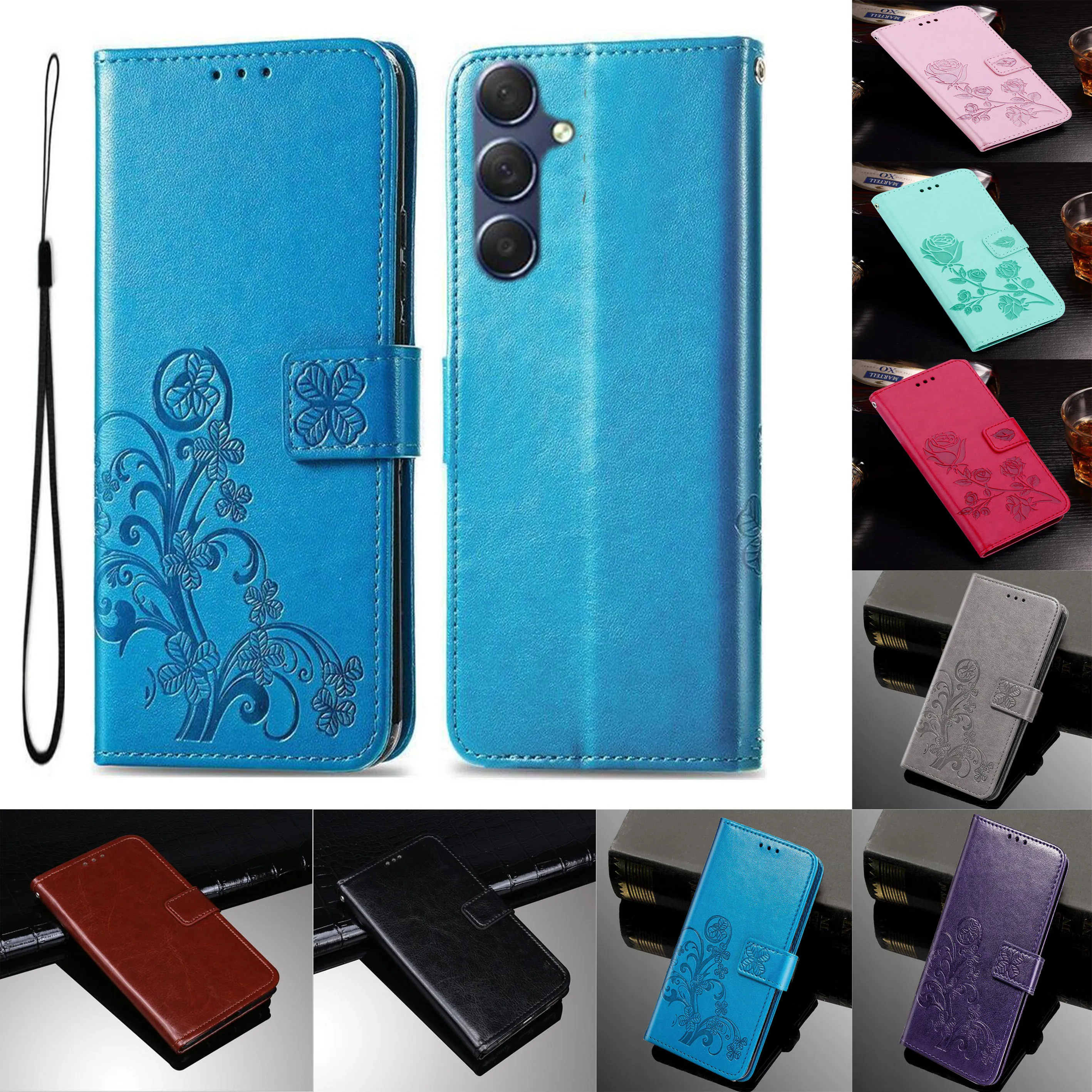 PU Leather Case For Funda Samsung Galaxy M54 5G Phone Cover For Carcasas Samsung Galaxy F54 M54 5G SM-M546B/DS SM-E546B/DS Coque