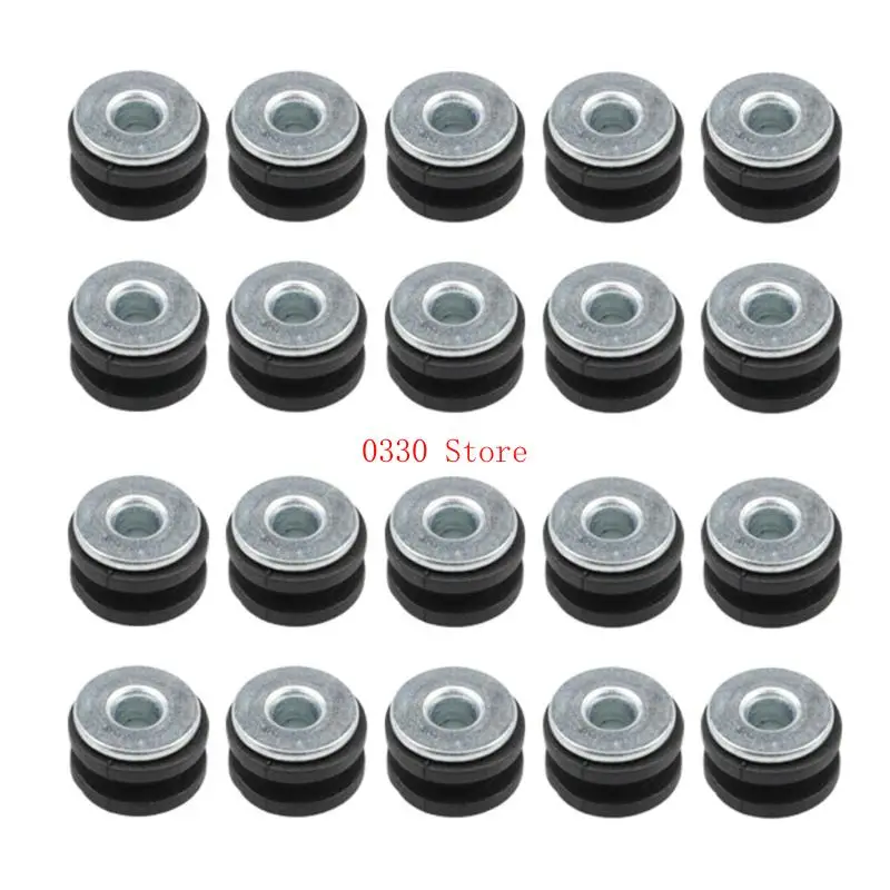 حلقات مطاطية الدراجات النارية الترباس تهدئة Cowling المخزن المؤقت وسادة تخفيف ضغط الغسالة.