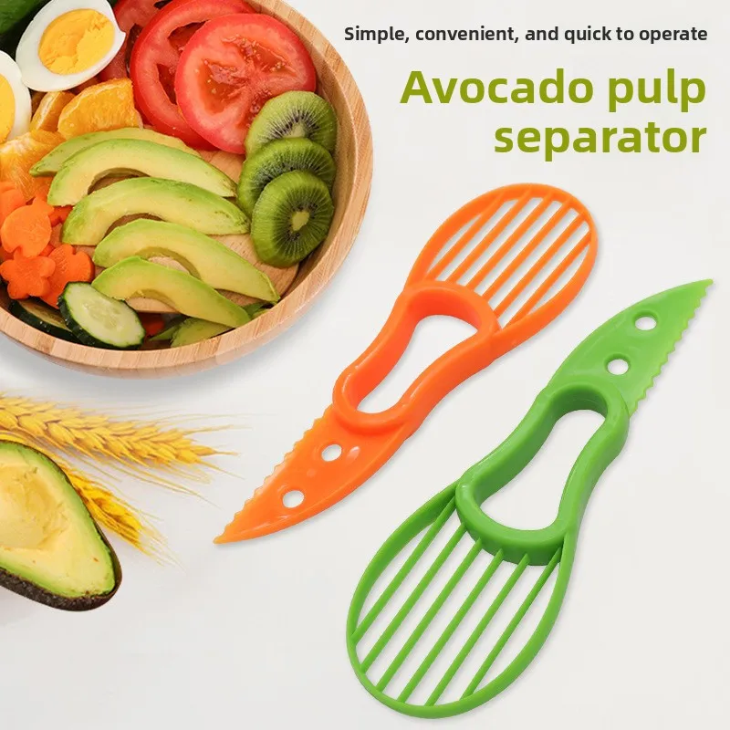 

New 1pcs Avocado Slicer Shea Corer Butter Fruit Peeler Cutter Pulp Separator Plastic Knife Kitchen Vegetable Tools