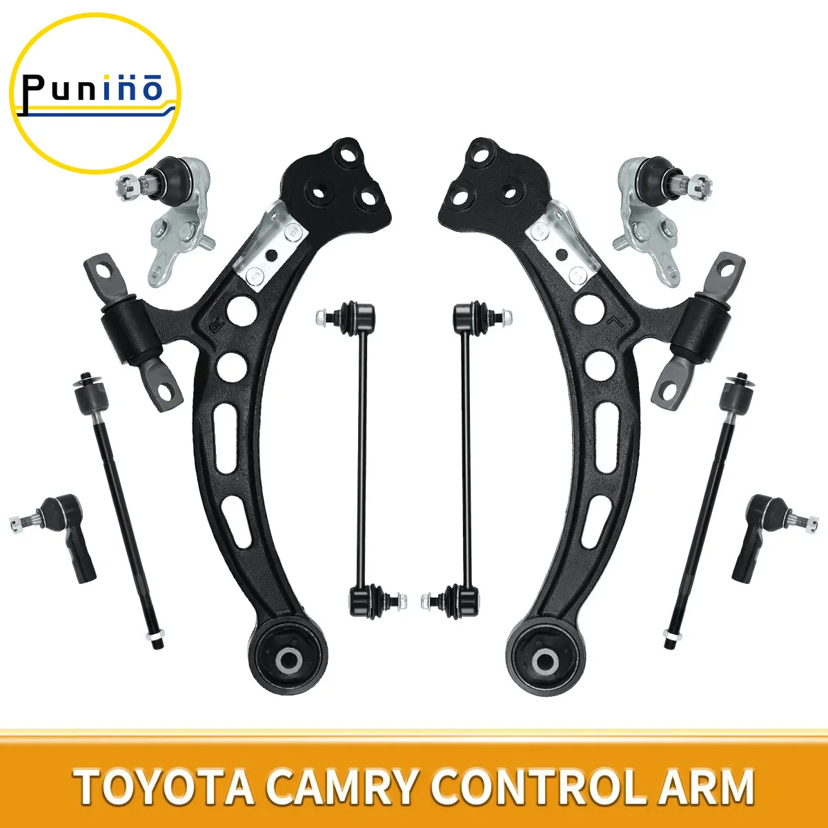 

Punino 10pcs Front Lower Control Arm Sway Bar Links Kits for Toyota Camry Avalon Lexus ES300 RX300 1997 1998 1999 2000 2001