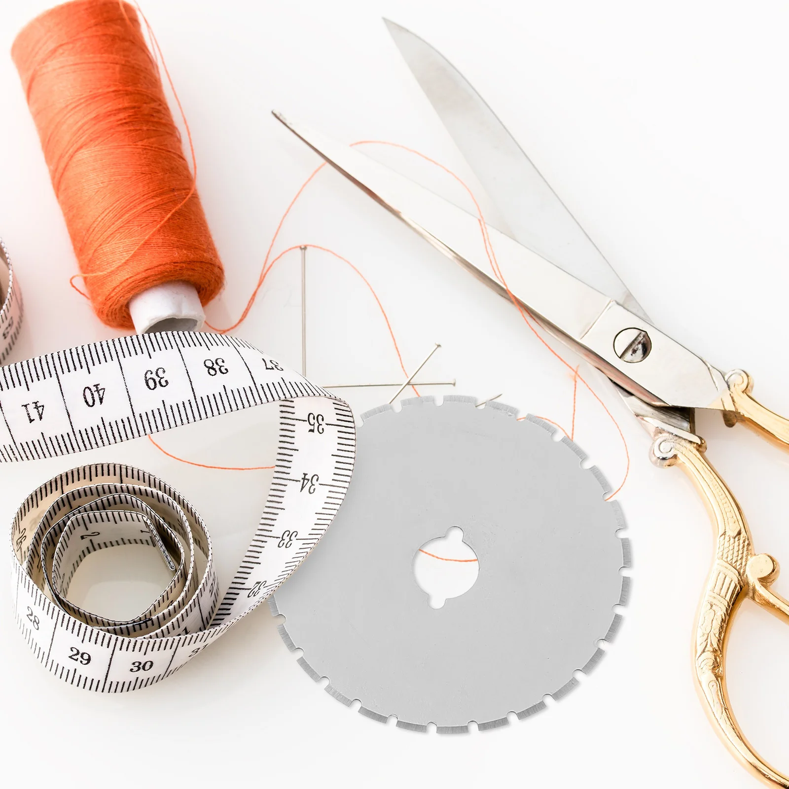 

10Pcs Rotary Cutter Blades 45mm High Grade Steel Replacement Parts Fabric Quilting Scrapbooking Sewing Craft Cutter Accessories