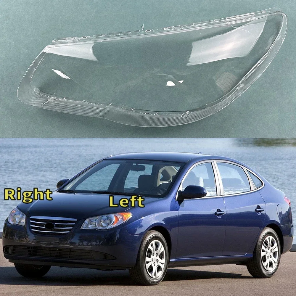 

Для Hyundai Elantra Sedan 2010, крышка передней фары, прозрачный абажур, корпус фары, плексиглас, замена оригинального абажура