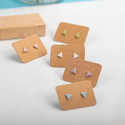 Small And Cute Porcelain Multicolor Earrings Anti-allergic #LY410 пляжные серьги 2021 ミニマム ピアス aretes
