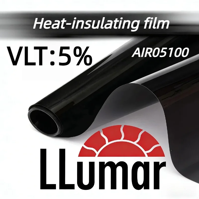 Premium LLumar Auto Window Film VLT 5% Nano Ceramic Tint UV99% IRR99% PET High Heat Rejection Black Privacy Glass Easy Install